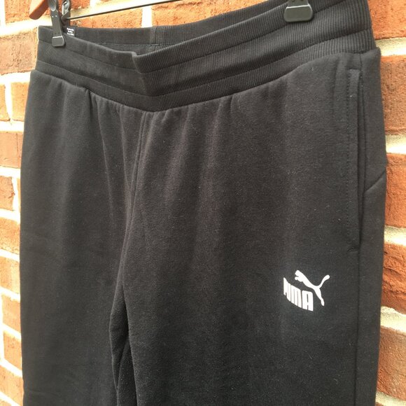 Puma Jogger Sweatpants Mens Large Black Pockets Pull On Athleisure Athletic - Picture 3 of 9